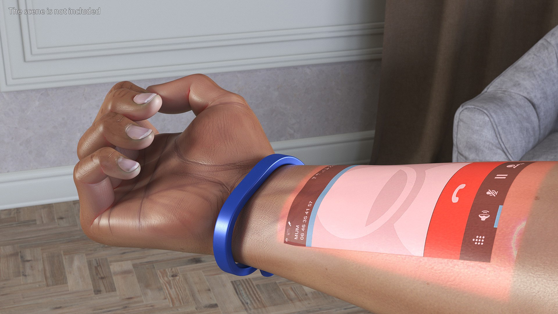 3D Projection Smartwatch - TurboSquid 2079925