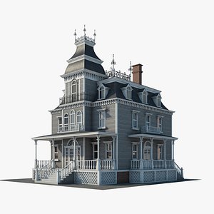 3D model Victorian house
