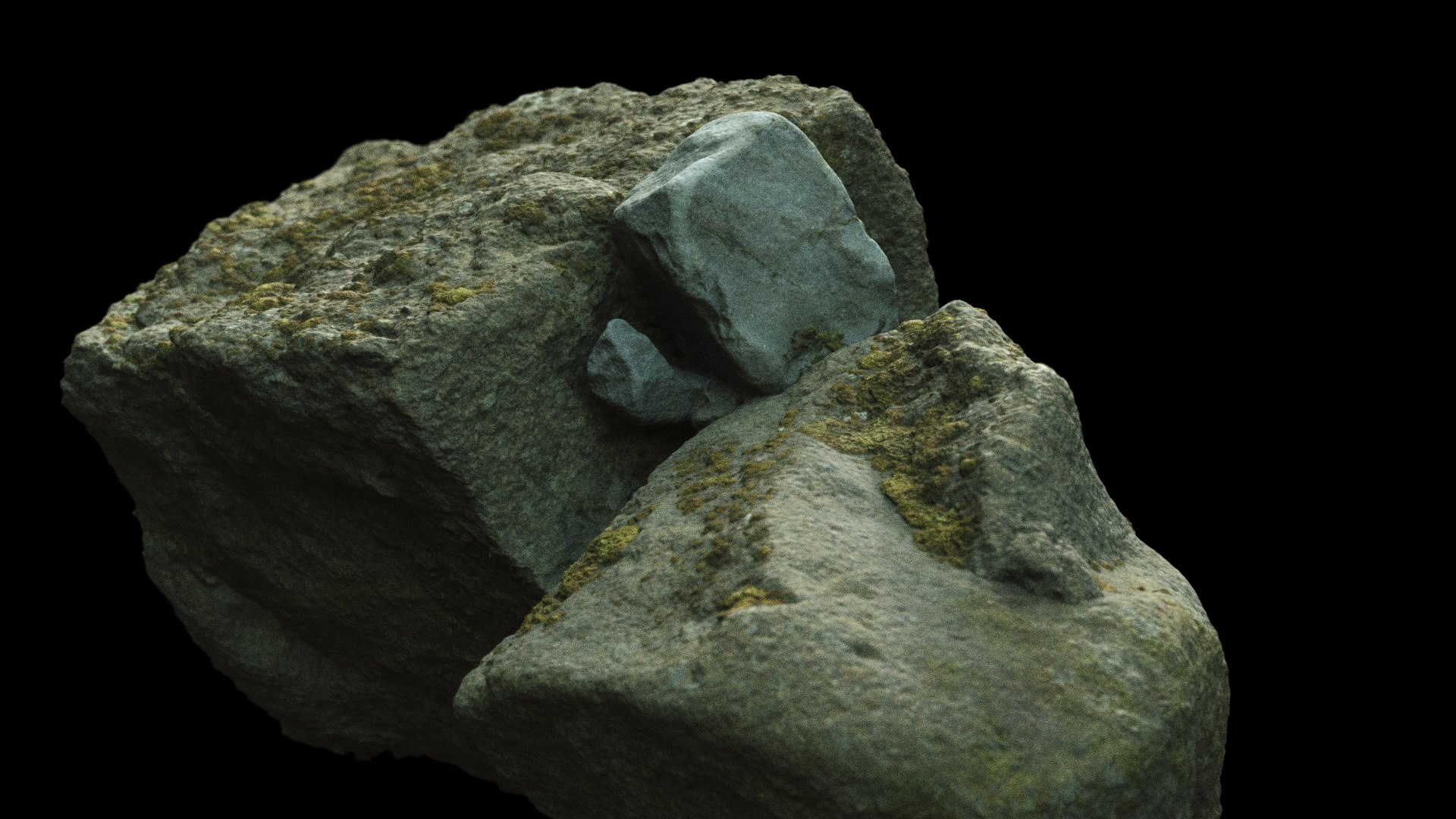 3D Icelandic Mossy Rock Llgg - TurboSquid 2191726