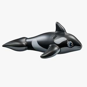 Whale Inflatable Pool Float 3D model