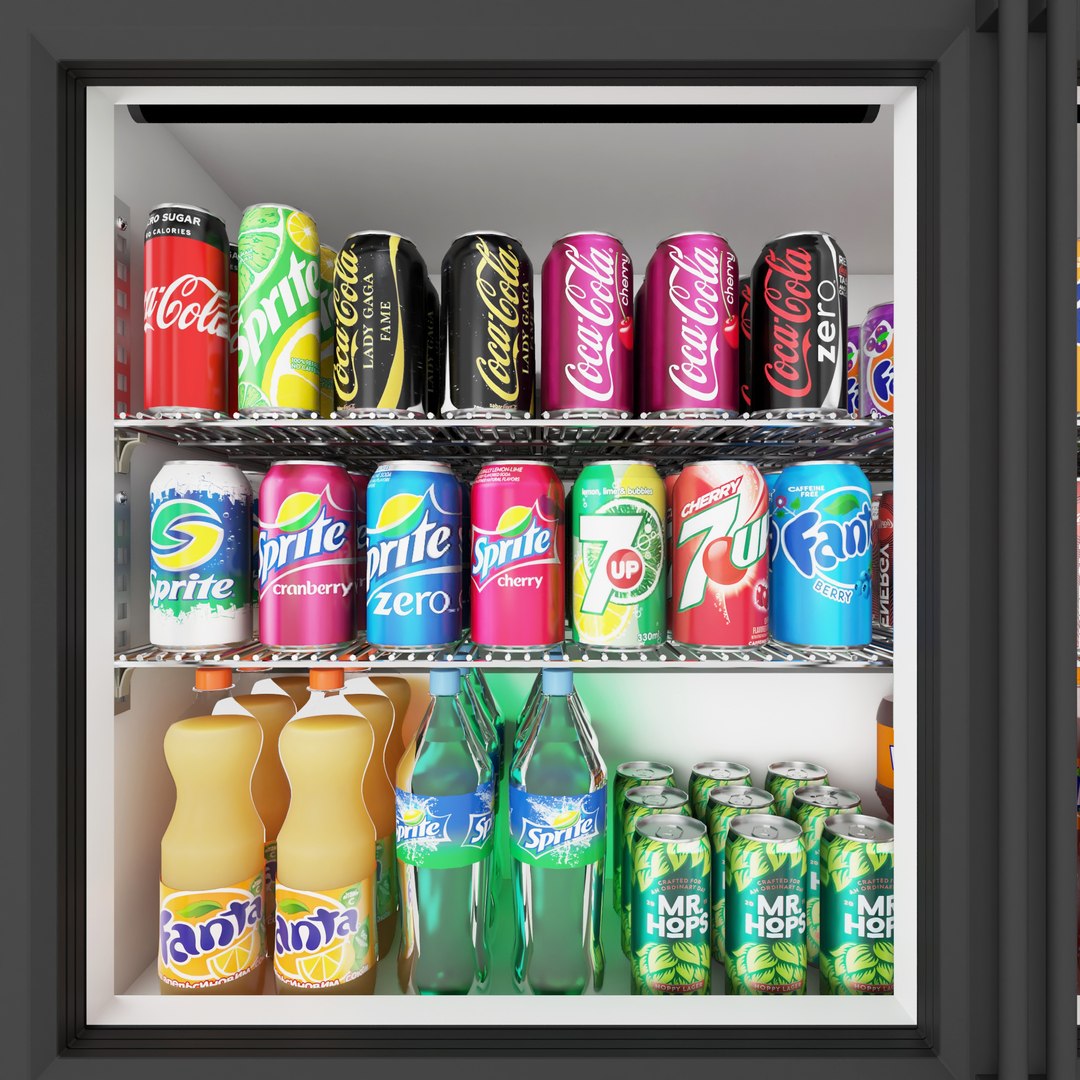 3D Soft Drink Display LB20 Model - TurboSquid 2070230