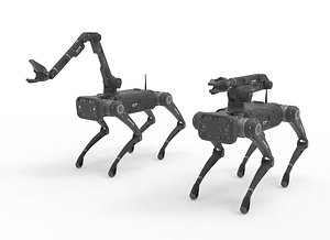 robot dog with manipulator
