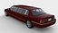 3d generic limousine model