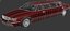 3d generic limousine model