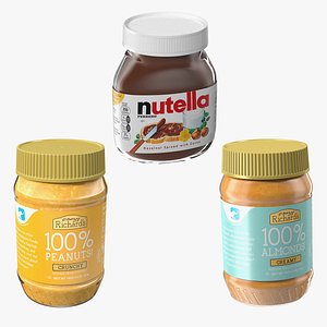 Nut Butter Collection 3D