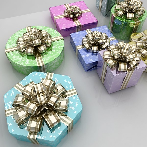 gifts 3d max