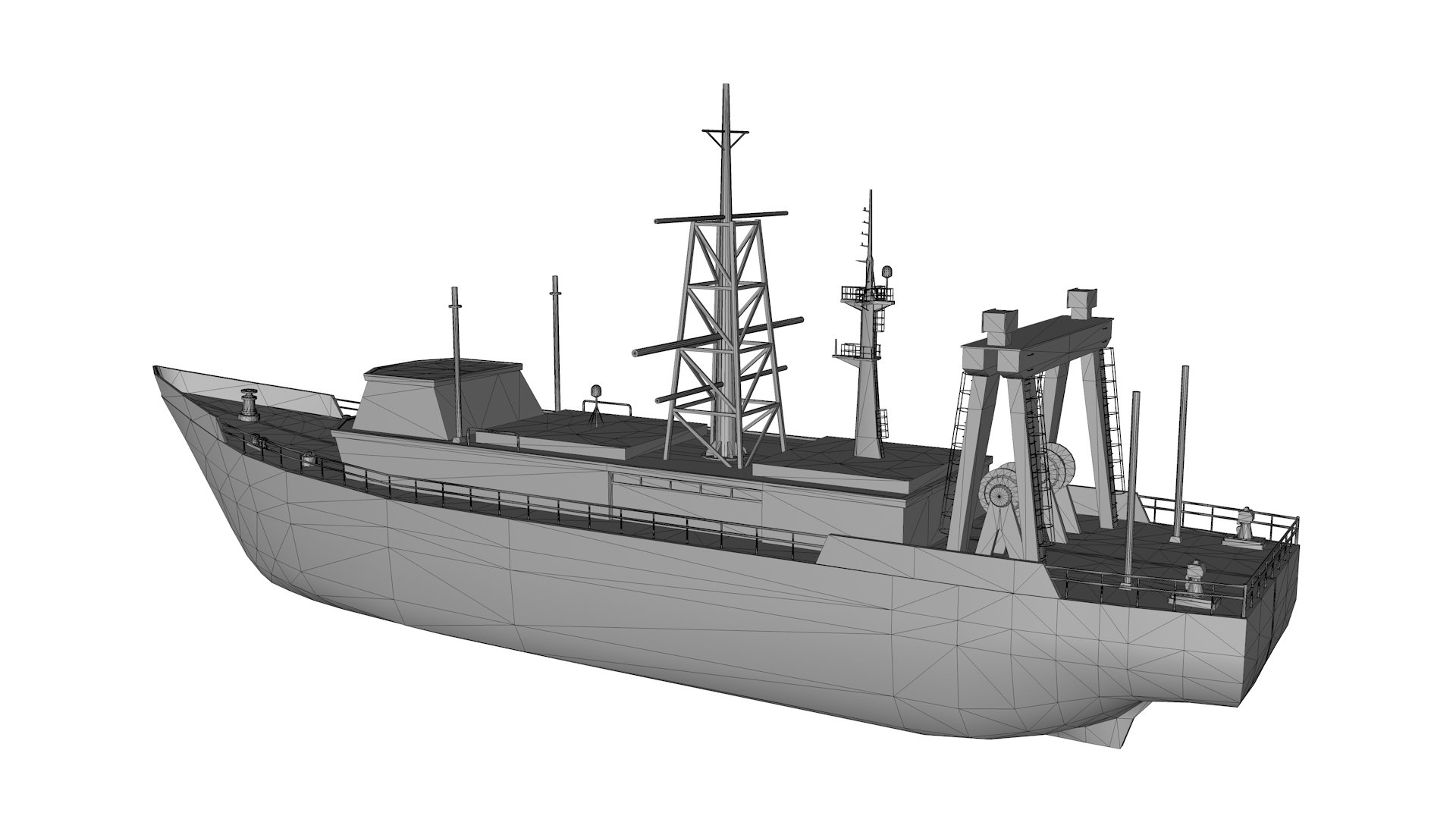 3D Abandoned Rusted Ship Model - TurboSquid 2286110