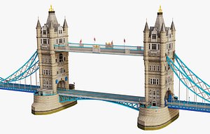 Tower Bridge v2 3D model