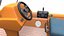 Электрическая рыболовная лодка Low-poly PBR