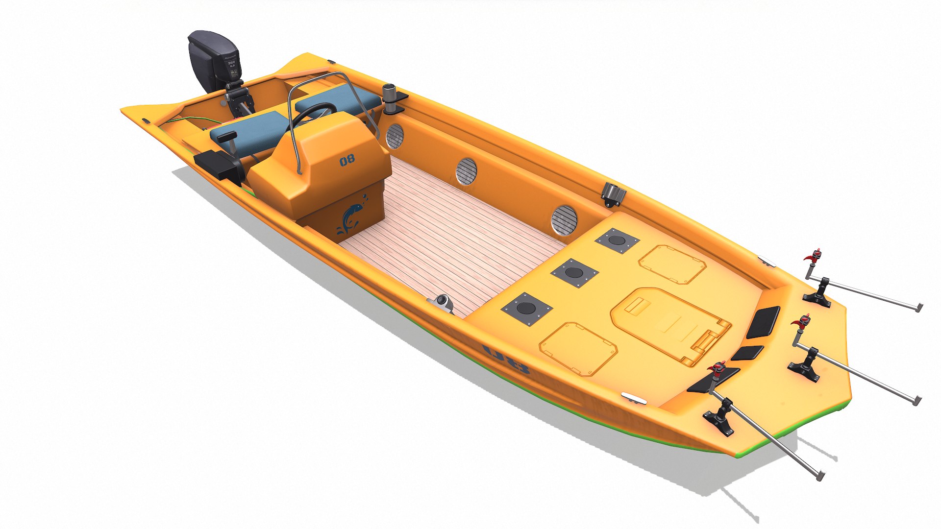 Electric Fishing Boat Low-poly PBR 3D model https://p.turbosquid.com/ts-thumb/cA/RWer7s/Gm/screenshot014/png/1730511764/1920x1080/fit_q87/3bea861c79afb4c206fe6192462297c0bd4c7a44/screenshot014.jpg