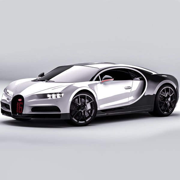 Bugatti Chiron Sport 2021 White Premium model