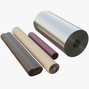 Leather And Steel Rolls 1 Basic 3D