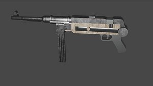 german mp40 3D model