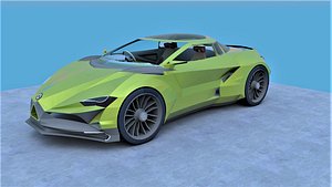 auto automobile car 3D model