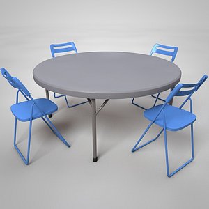 Cafeteria Table and Chairs