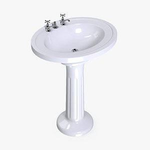 3D Bathroom sink 01