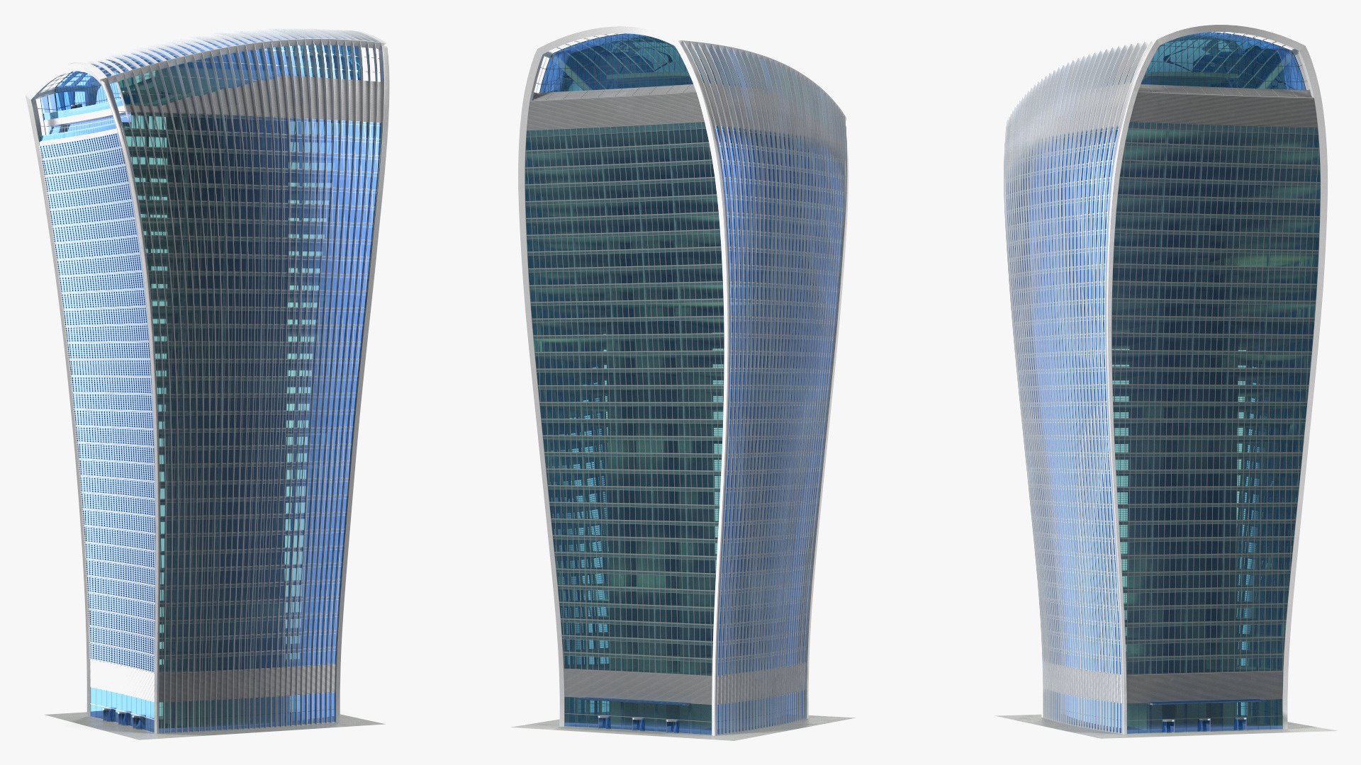 Commercial Skyscraper 20 Fenchurch Street 3D model preview