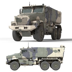 Ural Typhoon MRAP 63095 Camo 3D model