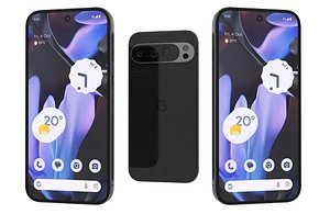 Google Pixel 9 Pro XL Obsidian Low Poly model