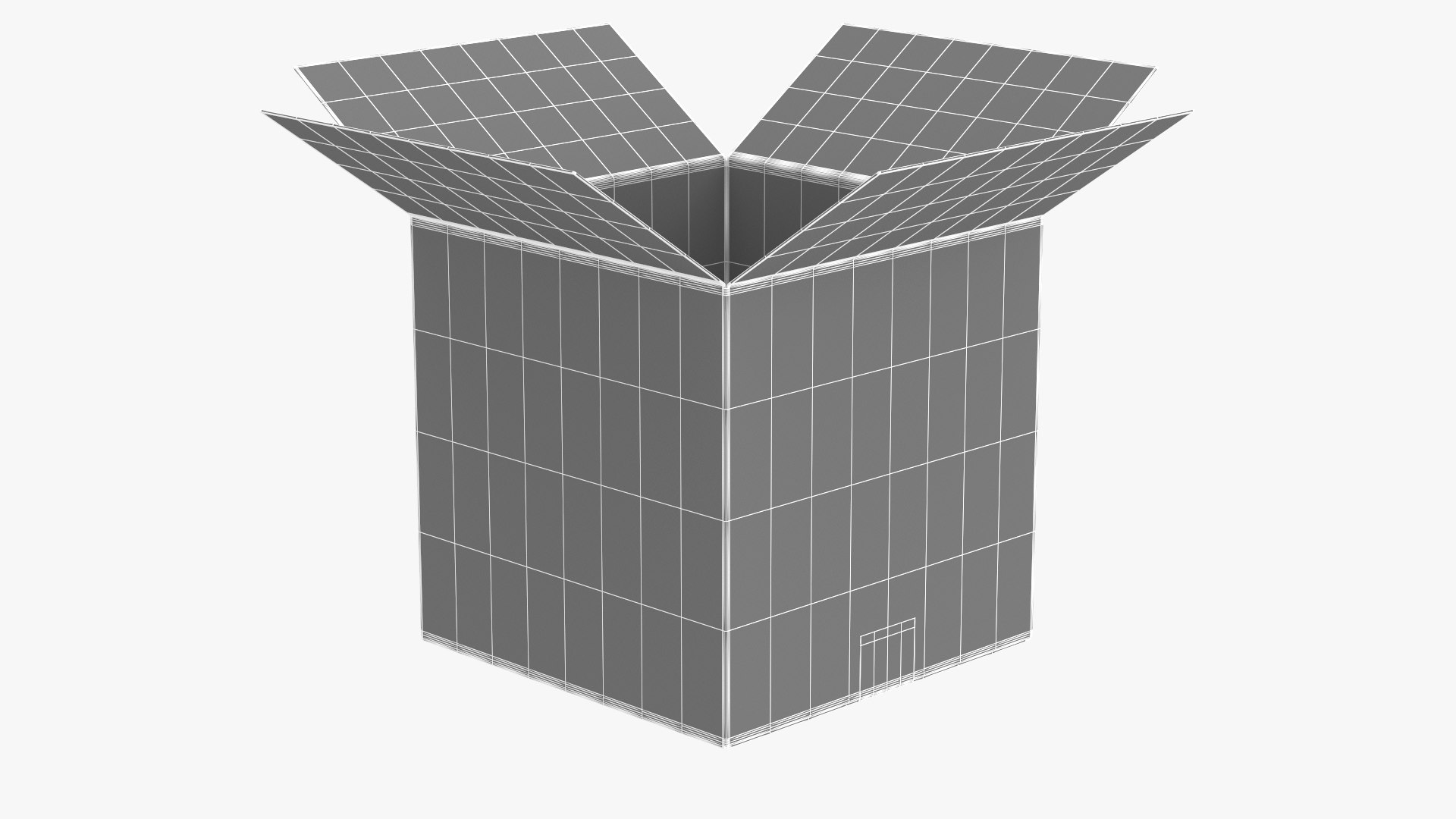 3D model Cardboard Box 50x50x50 Half Open https://p.turbosquid.com/ts-thumb/cA/g3MWDt/Aw/wire1/png/1767061294/1920x1080/fit_q87/202e51e544cedbd5071e94fe66c96669d6b26caf/wire1.jpg