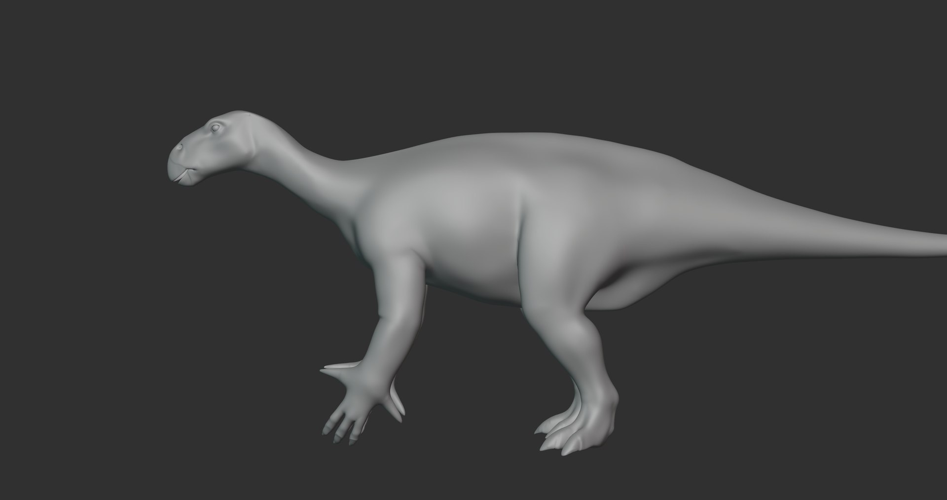 3D Riojasaurus Basemesh Low Poly model - TurboSquid 2107693