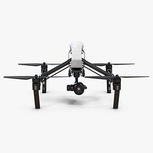DJI Inspire 1 Pro Drone 3D Model