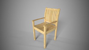 Wood Chair 3D model