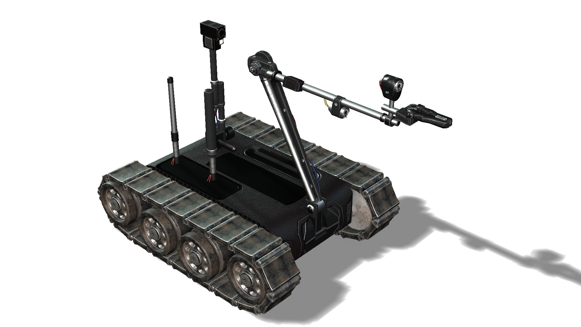 Tank Robot 3D Model - TurboSquid 2417448