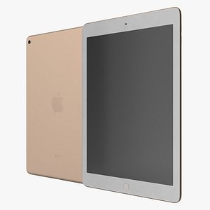 3d model of ipad air 2 gold