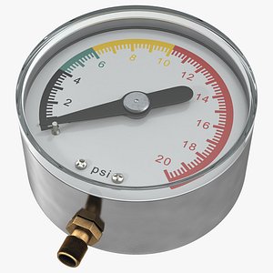 Pressure Gauge 3D Model