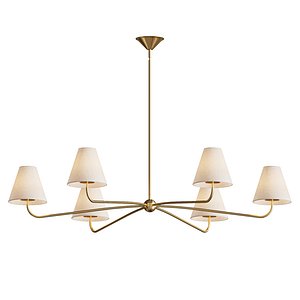 West Elm Simone 6 Light Chandelier
