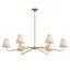 West Elm Simone 6 Light Chandelier