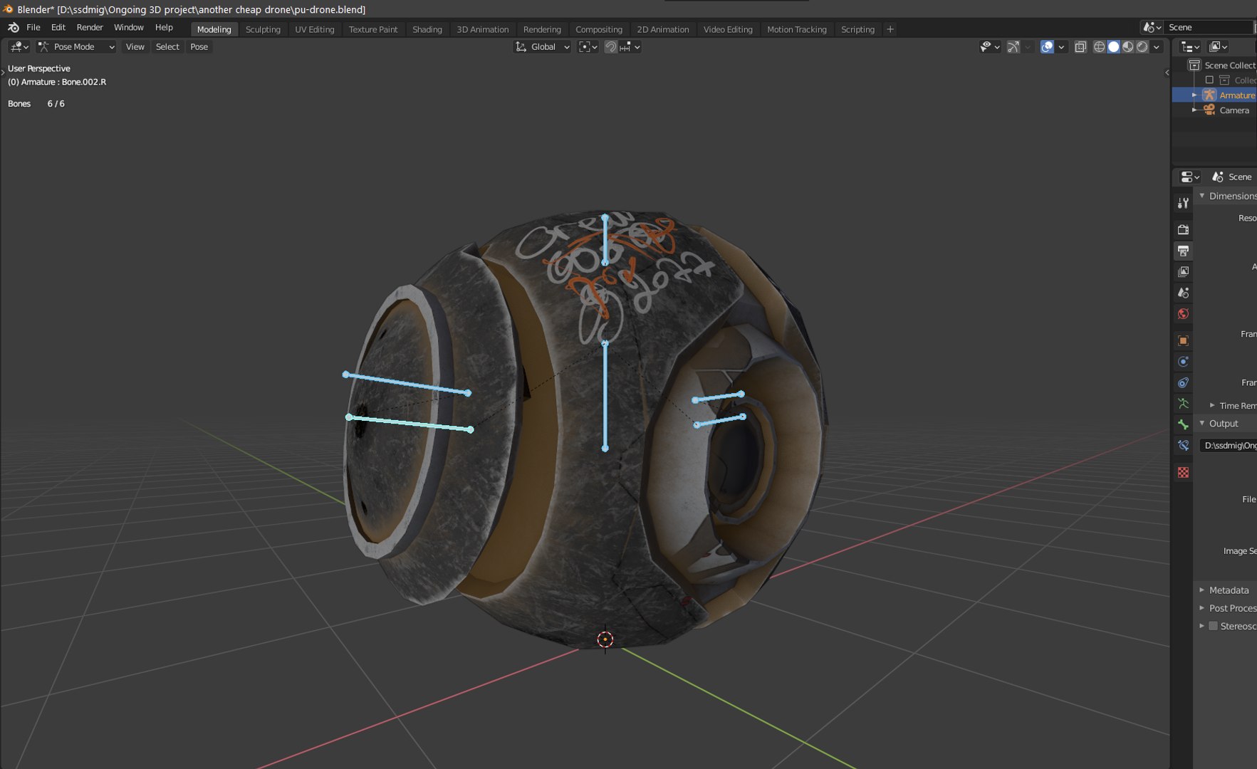 3D Spherical Drone - Game ready model https://p.turbosquid.com/ts-thumb/cA/rznQCd/YK/screenshot20210608151700/png/1623164531/1920x1080/fit_q87/b8f95f691cd2dd97f5a56b3c2bb1cb03a5720e37/screenshot20210608151700.jpg