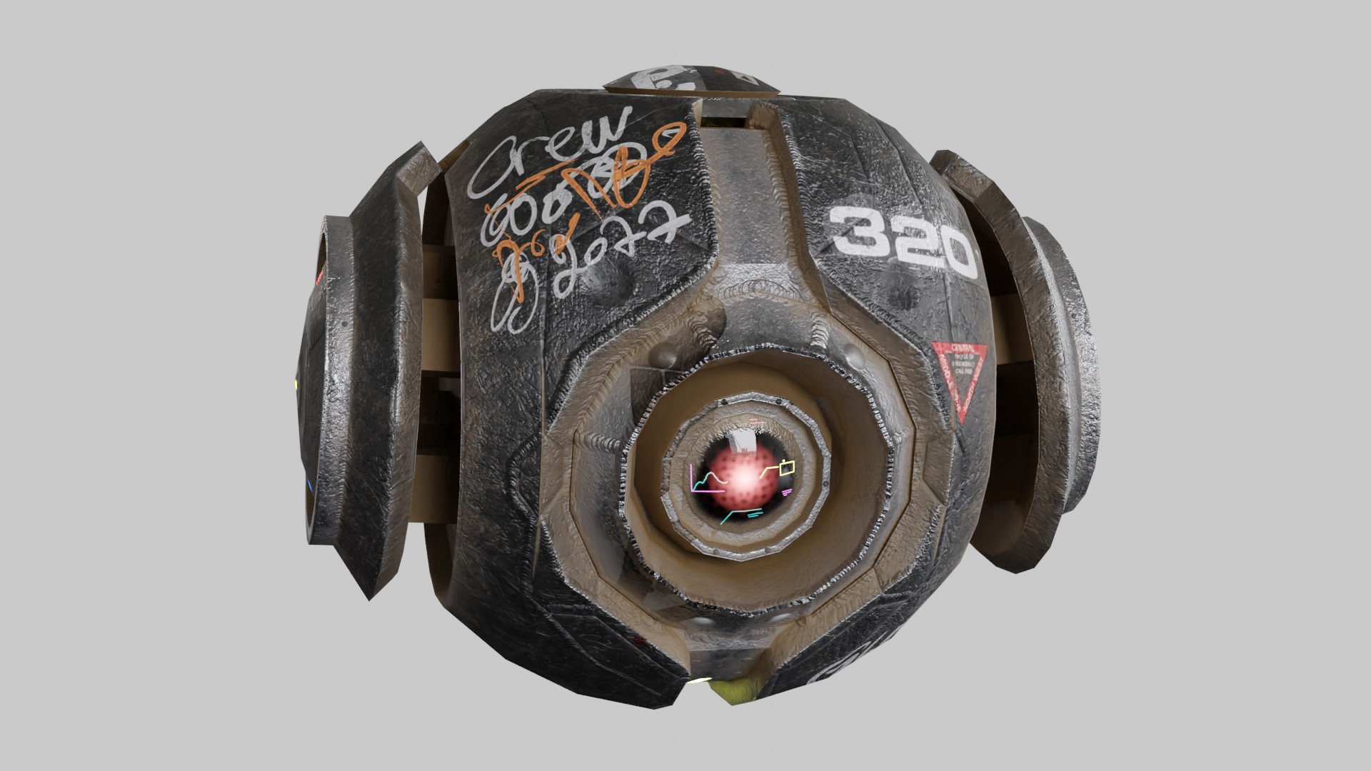 3D Spherical Drone - Game ready model https://p.turbosquid.com/ts-thumb/cA/rznQCd/tv/t2/jpg/1623161724/1920x1080/turn_fit_q99/59bb93a0261461cb787274339329b1b3c5228d76/t2-1.jpg