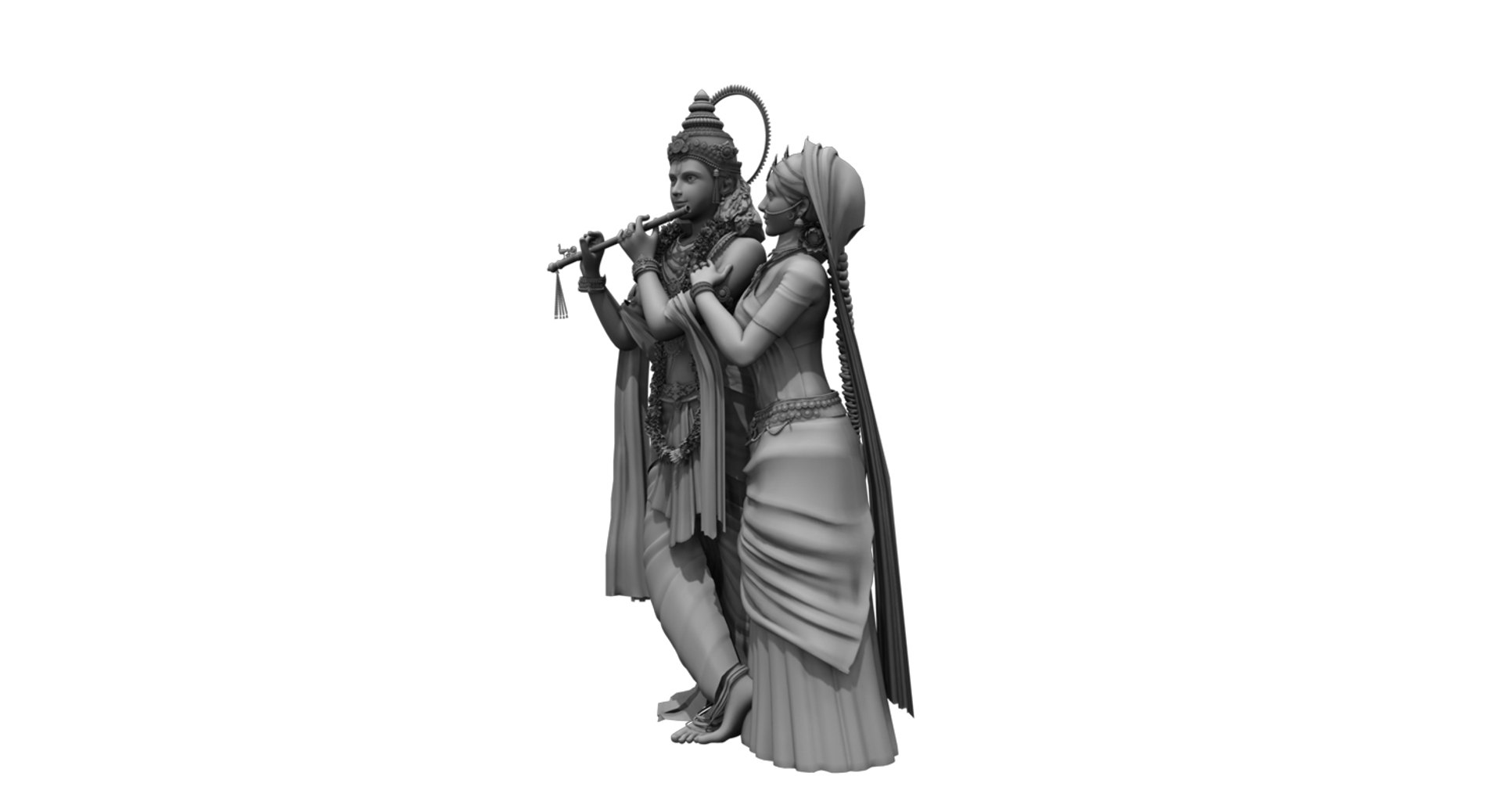 3D Lord Krishna Model - TurboSquid 1564743