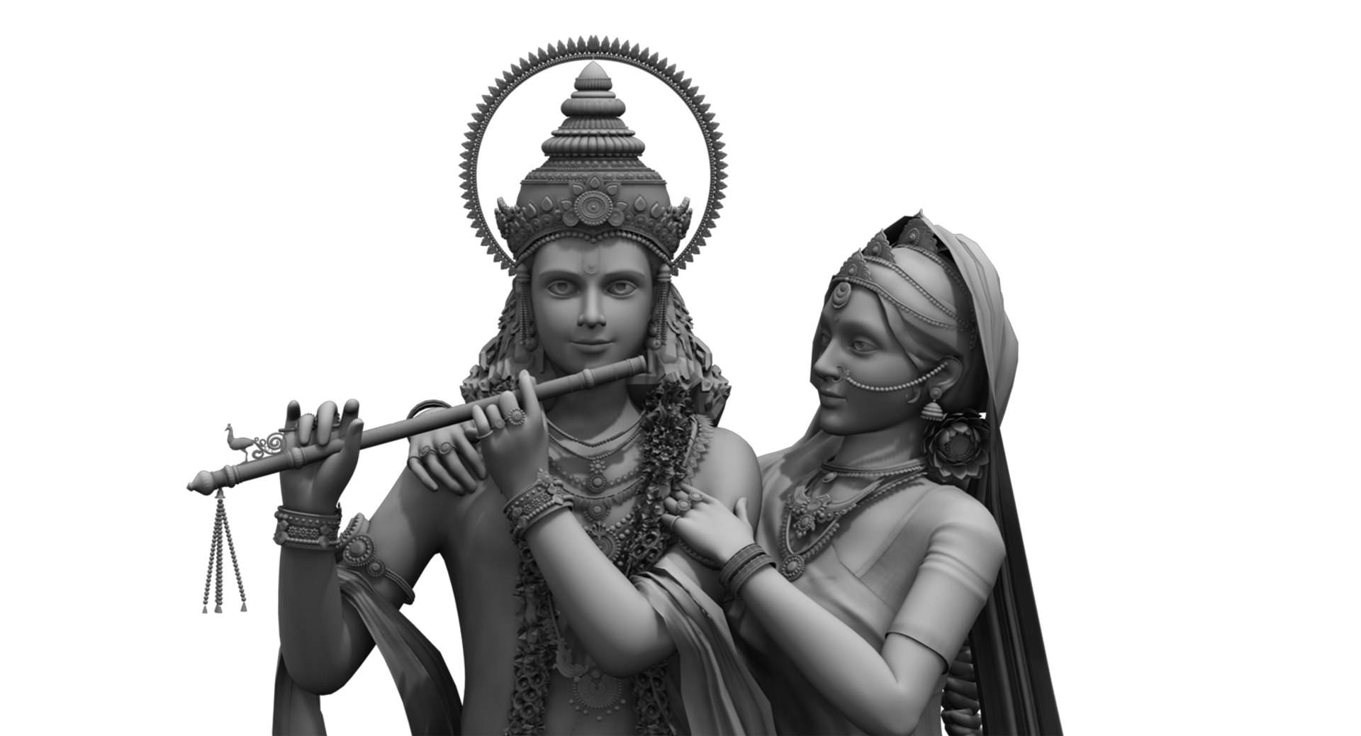 3D Lord Krishna Model - TurboSquid 1564743