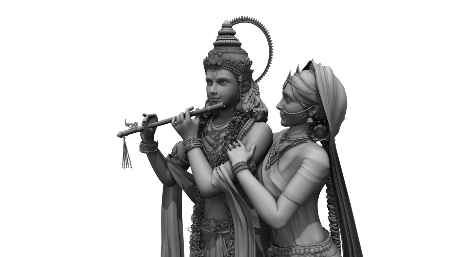 3D Lord Krishna Model - TurboSquid 1564743