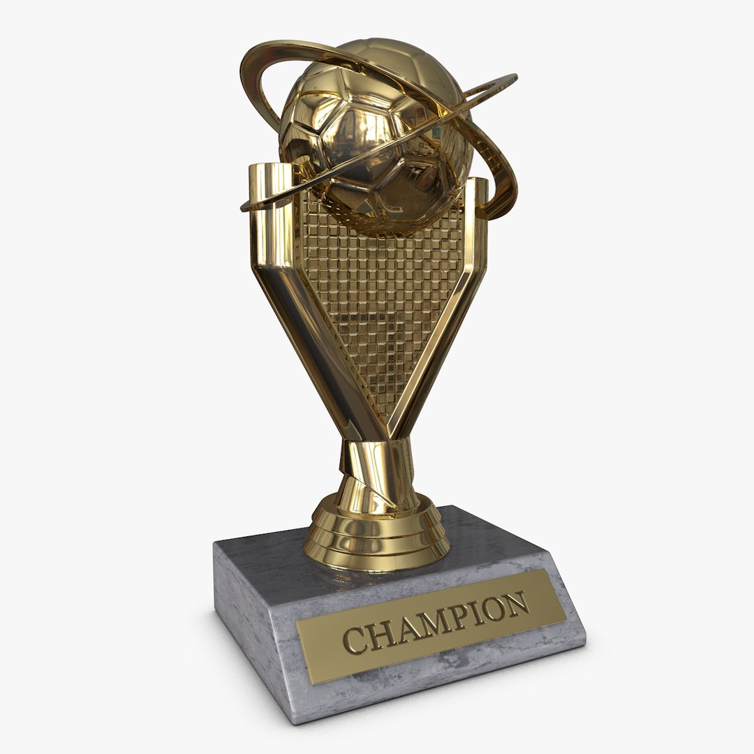 Soccer Trophy 3D model - TurboSquid 1956304