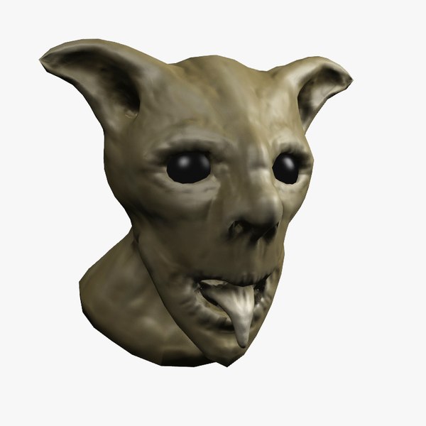 3d demon head