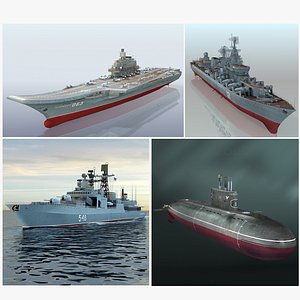 Russian Navy Black Sea Fleet Collection 3D model