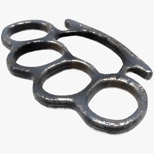 Brass knuckles low poly