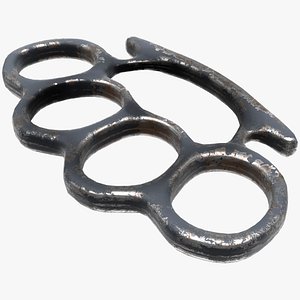 Brass knuckles low poly