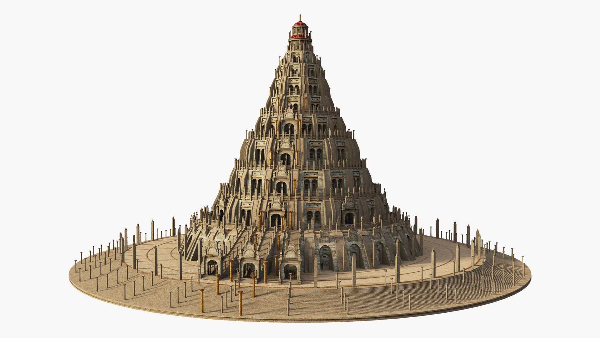 バベルの塔3Dモデル - TurboSquid 2236897
