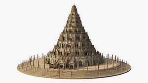 3D model Tower of Babel