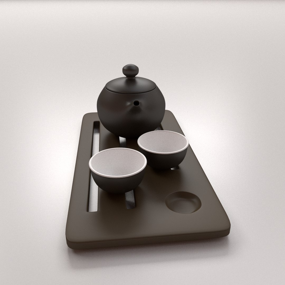 3D Model Chinese Tea Set - TurboSquid 1378083