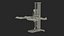 3D Single Post Car Storage Hoist model