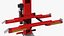 3D Single Post Car Storage Hoist model