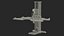 3D Single Post Car Storage Hoist model