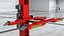 3D Single Post Car Storage Hoist model