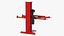3D Single Post Car Storage Hoist model